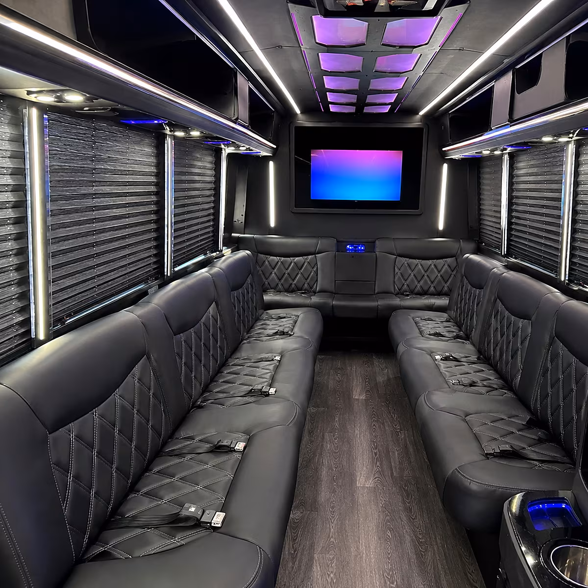 across sterling heights michigan party bus rental