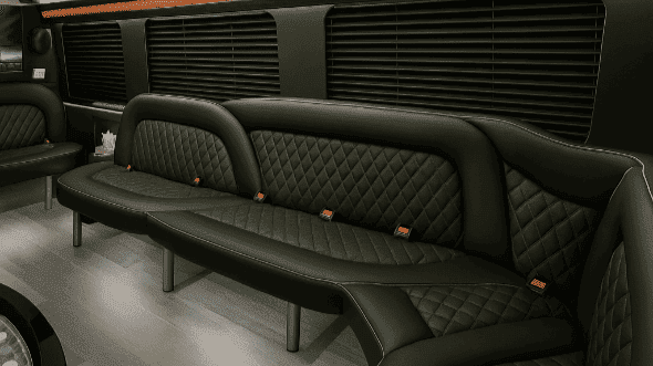 12 Passenger Sprinter Limo Interior